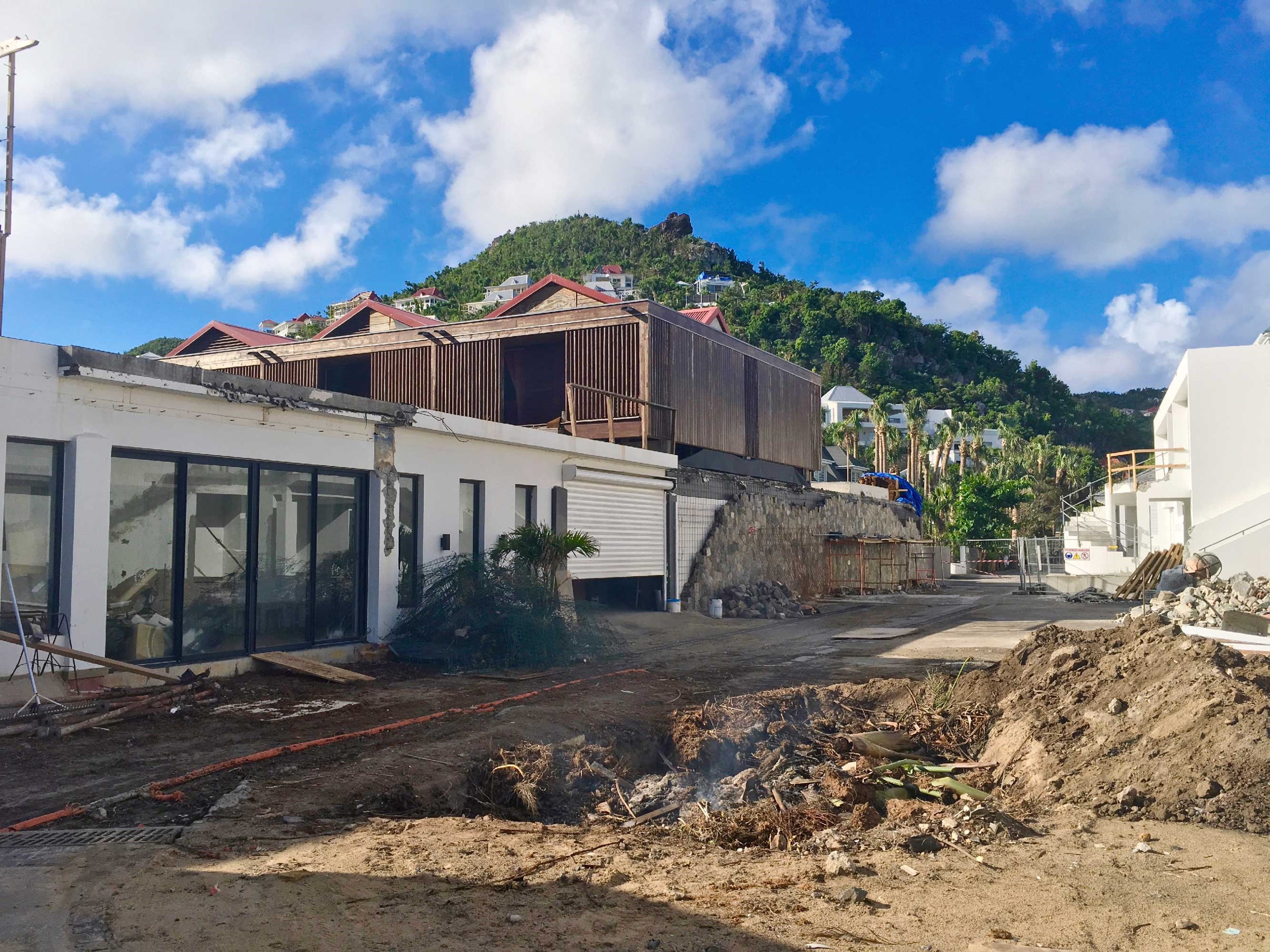 Les logements après le passage de l'ouragan Irma, novembre 2017